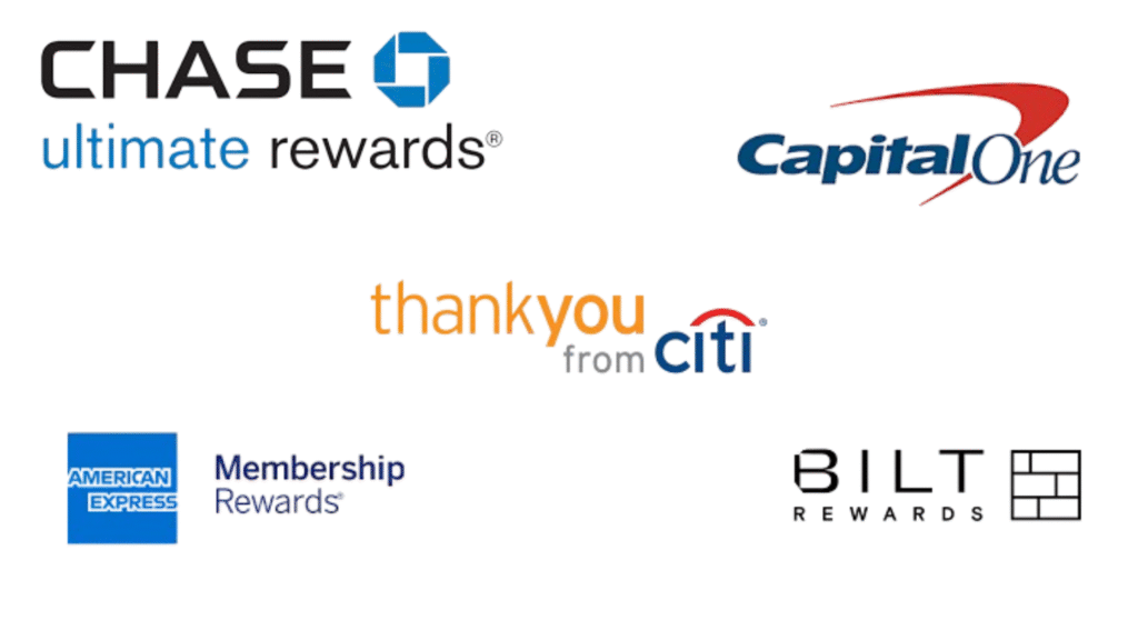 flexible points programs logos