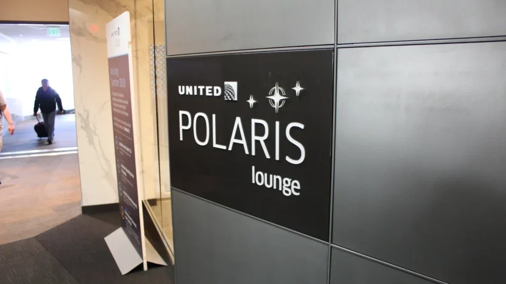 The Best Airport Lounges in the USA in 2025 21 United Polaris Lounge SFO sign