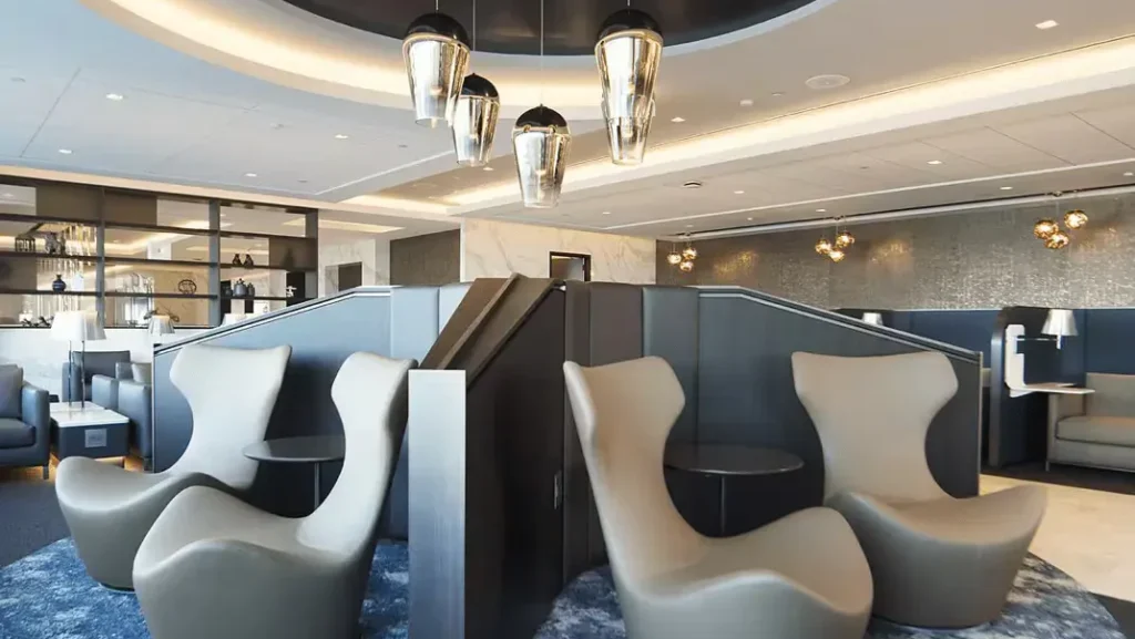 The Best Airport Lounges in the USA in 2025 23 United Polaris Lounge SFO seating