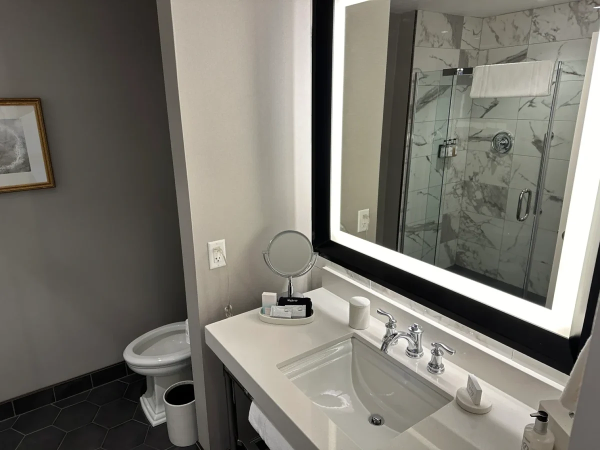 The Foundry Hotel Asheville Review: Historic Charm Meets Modern Luxury 14 the foundry hotel asheville bathroom