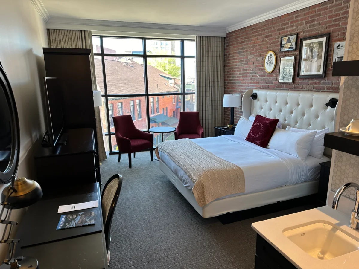 The Foundry Hotel Asheville Review: Historic Charm Meets Modern Luxury 11 the foundry hotel asheville bed 1