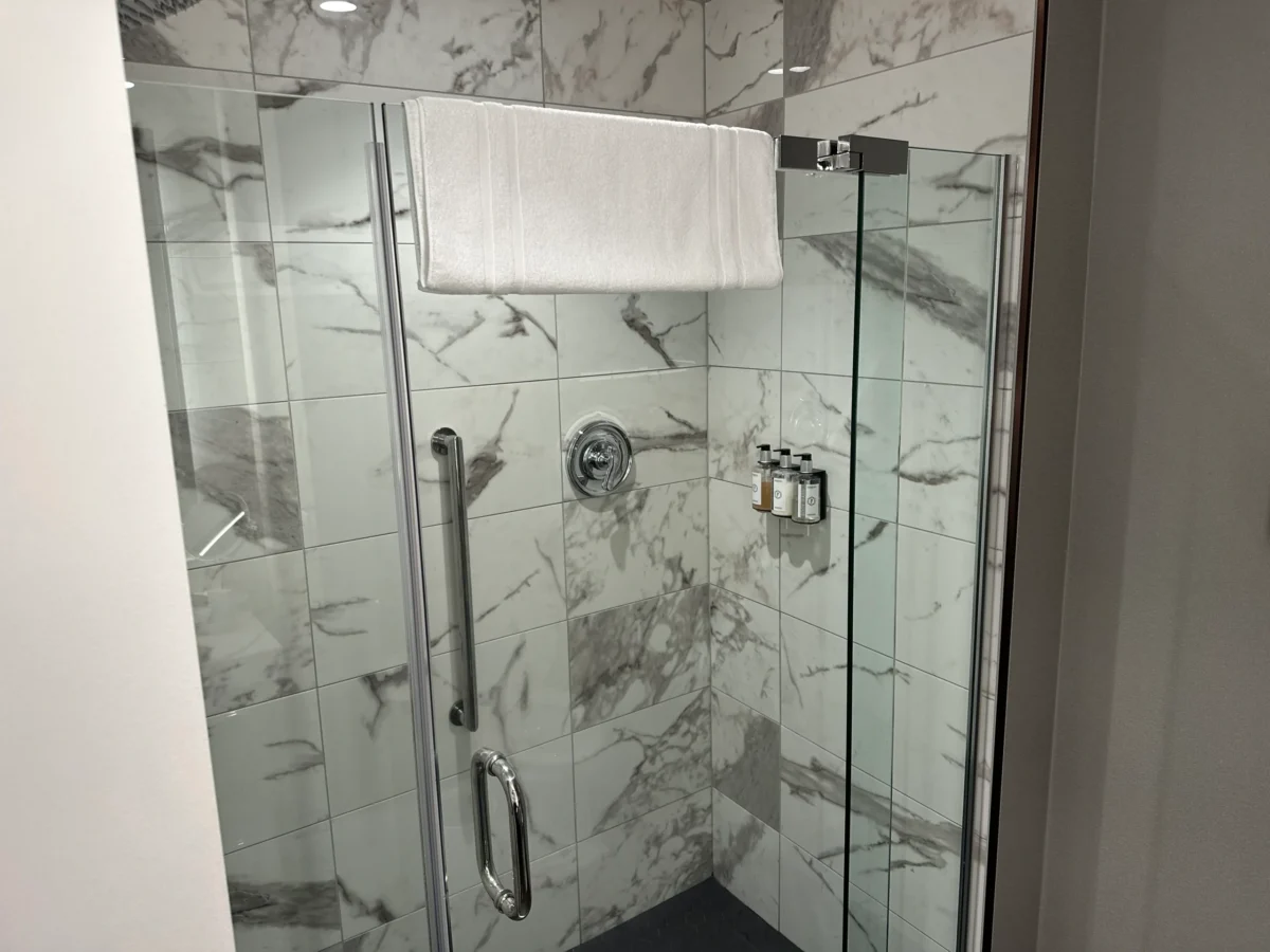The Foundry Hotel Asheville Review: Historic Charm Meets Modern Luxury 15 the foundry hotel asheville shower
